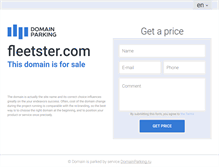 Tablet Screenshot of fleetster.com